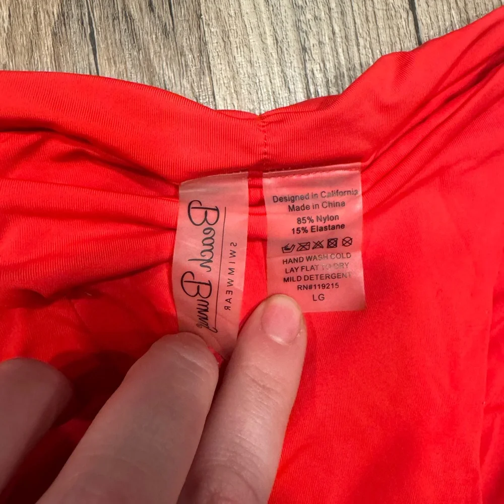 Beach Bunny Red Bikini with Heart Accents - Picture 7 of 10